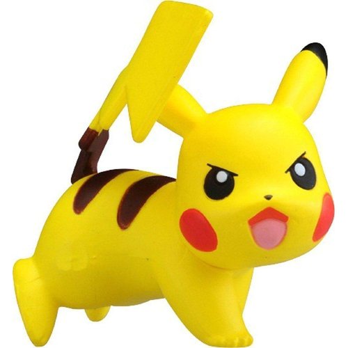 Takaratomy Pokemon Sun & Moon EX EMC-08 Mini Action Figure, Pikachu Battle Pose