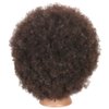 Mannequin Head 100% Human Hair Training Head Afro Hair Manikin Head Manikin Head for Braiding Practice for Hair Styling Salon Training Head Cosmetology Braiding Practice Head Hairdresser