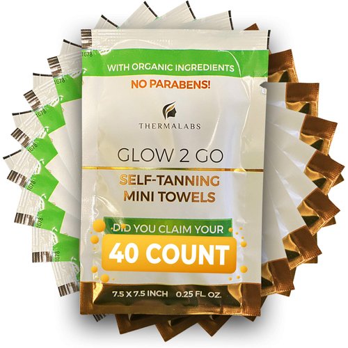 Best Tanning Towels pack: Stock up your supply (40 towelettes) for Half the Price! Sunless Tanner Towel Solution for Face and Half Body. Self Tanning Indoor Away from the Sun Gives Gold Glow