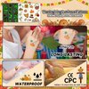 EMOME Thanksgiving Fall Tattoos for Kids, Bulk Party Favors Decorations Supplies Autumn Tattoos, Thanksgiving Games Fillers Prizes for Fall Festival Decor Activities (56PCS)
