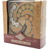 Project Genius Inc. Egyptian Coin Trade – Wooden Puzzle, High Difficulty, Brainteaser Challenge to Sort The Gold and Silver Coins into Different Columns, Ages 14+
