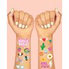 xo, Fetti 104 Kids Temporary Tattoos | Birthday Girl Party Favors, DIY Home Activity, Gift, Cute Temp Tats, Princess, Girl Power, Flower, Rainbow