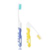 Ouligay 2Pcs Travel Toothbrush Kit Portable Toothbrush Soft Bristles Brushes Folding Toothbrush Bulk Collapsible Toothbrush for Camping Hiking