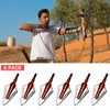 NC Hunting Arrowhead Cutting Blade Archery Broadhead Traditional Crossbow Compound Bow Arrowhead (red)