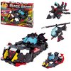 LaQ Hamacron Constructor Black Racer | 306 Pieces | 9 Models | Age 7+ | Creative, Educational Construction Toy Block | Made in Japan