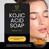 Rogue N Raw Turmeric Kojic Acid Soap Bars Retinol, Collagen, Vitamin C, Glycerin, Castor Oil for skin beauty, reduce dark spots, smooth skin, Premium Japanese Formulated | 2-Bars, 100G each