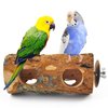 MUYG Bird Wooden Block Chewing Toy Parrot Beak Grinding Toys Wood Birds Cage Foraging Training Toy with Bird Perch for Parakeet Cockatiel Lovebird Budgie