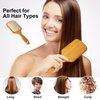 Hair Brush for Thick Curly Hair, Aznrszy Multipurpose Head Scalp Massager with Air Cusion/Stainless Steel Bristles, Men Women Brush for Scalp Stimulation/Hair Growth/Daily Hair Care (Square)