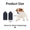 Shock Collar Rubber Tips for Dog,24 Pieces Column Conductive Rubber Sleeve Prong Collar Cover Training Collar Replacement Parts for Dog Shock Collar Prongs or Anti Bark Collars (13 mm)