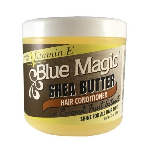 Blue Magic Shea Butter Hair Conditioner Enriched with Vitamin E 12 oz