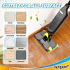 KEEPOW Reusable Mop Pads Refills, Vacmop Replacement Pads Compatible with Shark Vac Mop VM252 VM200 VC205 VM250 /QM250 VM190 VM200P12, Hardwood Floor Mop Pad with Upgraded Dirt Chamber (1+2+3 Pads)