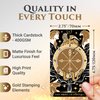 Wyspell Gold Starlight Tarot Deck: Starry Sky-Inspired Tarot Cards with Guide Book - Unique Tarot Cards Set- Tarot Cards for Beginners