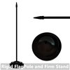 USA Desk Flag Set, 2 Pack American US Table Office Flags, Small Mini Desktop Flag With 12" Solid Black Pole, Black Base, Miniature Desktop Flag