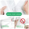 Small Trash Bags 2.6 Gallon-108 Count Leakage-Proof Strong, Small Mini Garbage Bags for Bathroom, Bedroom, Office, White Small Trash Can Liners