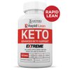 (2 Pack) Rapid Lean Keto ACV Extreme Pills 1675MG Keto Support Blend Capsule Alternative to Keto ACV Formulated with Apple Cider Vinegar Extra Virgin Olive Oil Powder Green Tea Leaf 120 Capsules