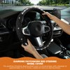 Diamond Steering Wheel Cover，with Bling Crystal Rhinestone, Delicate and Anti-Slip Sparkly Sedan Steering Wheel Cover ，Adaptable to 14.5-15 inches Steering Wheel