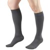Truform 20-30 mmHg Compression Stockings for Men and Women, Knee High Length, Closed Toe, Gray, Medium (8865GR-M)