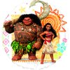 Moana 4th Birthday Party Supplies 7pc Balloon Bouquet Decorations