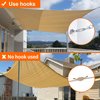 Coolyard 82 Pcs Sun Sail Shade Hardware Kit,Shade Sail Installation Kit 6 inch with Paracord Ropes for Triangle Rectangle Square Sun Shade Sails