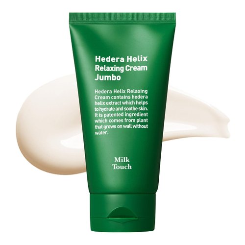 MILKTOUCH Hedera Helix Relaxing Cream Jumbo - Redness Relief Face Moisturizer, Hydrating & Calming Cream for Sensitive and Redness-Prone Skin with Hedera Helix, Cica Extract, Soothes Rosace 3.38 oz.