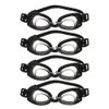 Toyvian 4Pcs Dollhouse Swim Goggle Miniature Swimming Goggles Mini Swim Glasses Water Goggles Doll Accessories Gifts for Kids Girls Boys