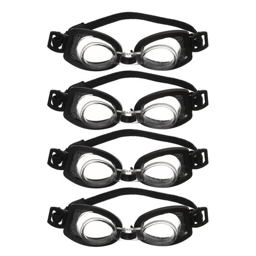 Toyvian 4Pcs Dollhouse Swim Goggle Miniature Swimming Goggles Mini Swim Glasses Water Goggles Doll Accessories Gifts for Kids Girls Boys