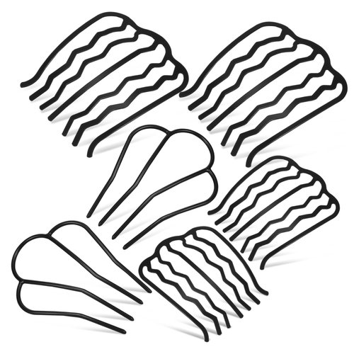 Angoily 6 Pcs Hair Fork Stick Hair Comb Accessory Hair Clamp Hair Updo Stick Hair Combs for Women Decorative Hair Pins for Women Hair Clip Women's Metal Boutique Hair Accessories