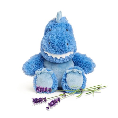 Warmies Microwavable & Weighted Stuffed Animals, Trex - Heated Stuffed Animal Plushie for Warmth & Comfort - Cute Soft Plush Toys for Adults & Children (Boys, Girls, Babies & Toddlers)