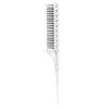 Teasing Comb, 3 Row Comb Hair Care Hair Styling Modeling Comb Lightweight Hair Salon Supplies Comb (White)