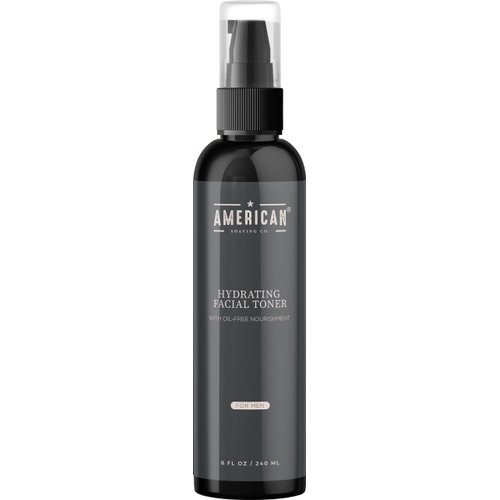 American Shaving Co. Hydrating Facial Toner with Oil-Free Nourishment,8 oz Bottle,Made in USA,Quick Absorption,Quality Potent Ingredients,Deep Penetration,Non-GMO,GMP Certified,Cruelty-Free Products