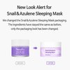 TIAM Snail&Azulene Sleeping Mask, Snail Cream, Hydrating Cream for Face with Snail Secretion Filtrate, Repair Damaged Skin, Snail Mucin, Sensitive Skin, 2.7 Fl.Oz