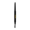 GRAVITAS Eyebrow Pencil and Beard Filler Pencil for Men – Waterproof, Double-Ended Automatic Angled Tip & Spoolie Brush, Cruelty-Free (Black)