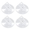 4 Pack Shower Curtain Clips, Windproof Shower Splash Guard，Self Adhesive Shower Curtain Holder for Inside Shower Splash Water Wall,Clear