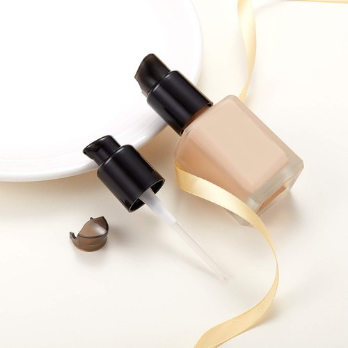 Boao 4 Pcs Replacement Foundation Pump Black Plastic Cosmetic Liquid Foundation Make up Bottle Pump Replacement Tool for Foundation Pump Dispenser