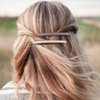 Joez Wonderful Hair Barrettes for Women, French No Slip Flat Clips, Claw Clasps for Thin Hair Styling Accessories - 6pcs