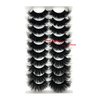 IFSOWDRA Mink Lashes Fluffy Wispy Cat Eye Dramatic 3D Lashes Mink 25mm Long False Eyelashes Pack 20mm Volume D Curl Strip Lashes That Look Like Extensions