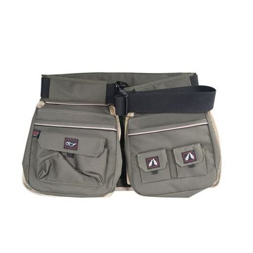 G. Outdoor Products G.P.S. Mesh Half Shooting Vest with Back Pouch | Durable Tactical Storage with Visual I.D. System & Adjustable Belt, Rifle Green/Olive