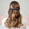 Joez Wonderful Hair Barrettes for Women, French No Slip Flat Clips, Claw Clasps for Thin Hair Styling Accessories - 6pcs