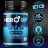 (3 Pack) Hero Up Capsules - Official HeroUp Supplement Pills For Men - Maximum Strength Energy Support, All Natural Hero Up Vitamins Support For Overall Health & Wellness, 180 Capsules For 3 Months