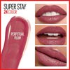 Maybelline New York Super Stay 24, 2-Step Liquid Lipstick Makeup, Long Lasting Highly Pigmented Color with Moisturizing Balm, Perpetual Plum, Purple, 1 Count