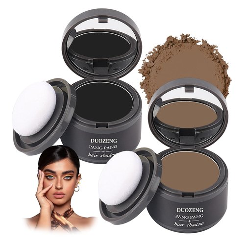 Hairline Powder Root Touch Up Hair Powder,Hairline Shadow Root Cover Up Hair Toppers for Women &amp; ...