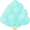 Pastel Mint Balloons 10 inch 100pcs Mint Green Latex Balloons for Party Birthday Wedding Anniversary or any Party Decorations-pastel Mint