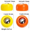TOPZEA 32 Pieces Mini Shuffleboard Replacement Pucks, Shuffle Board Rollers Set Desktop Free Sliding Beads Tabletop Curling Game Accessories Equipment for Indoor Home Leisure Sport