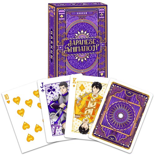 HAAKUN Japanese Animation Playing Cards Cartoon Character Poker Paper Decks
