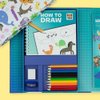 Tiger Tribe: How to Draw - Animals - Creative Artistic Set, Step-by-Step Guide, Color Pencils, Art Sketch Pad, Store Inside Case, Kids Ages 5+