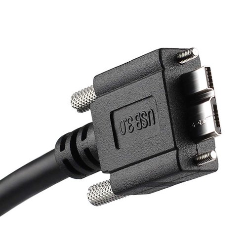 xiwai 3m USB 3.0 A Type Cable Male to Micro USB 3.0 B Male with Mount Panel Screws for Hard Disk Mobile Phone (3.0m)