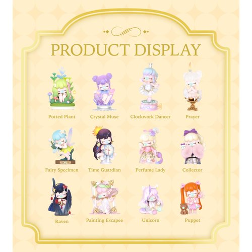 Rolife Nanci Blind Box-Fantasy Museum Series, 1PC Random Action Figure Box, Popular Collectible Toy Cute Action Figure, Creative Gifts for Birthday/Christmas Holiday