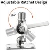 Heavy Duty High Strength Stainless Steel Marine-Grade Adjustable Fixed Mount for 2024 Version Starlink Mini Antenna, Specialized Perfect for Installation on Boats, Yachts, Sailboats, Eifagur
