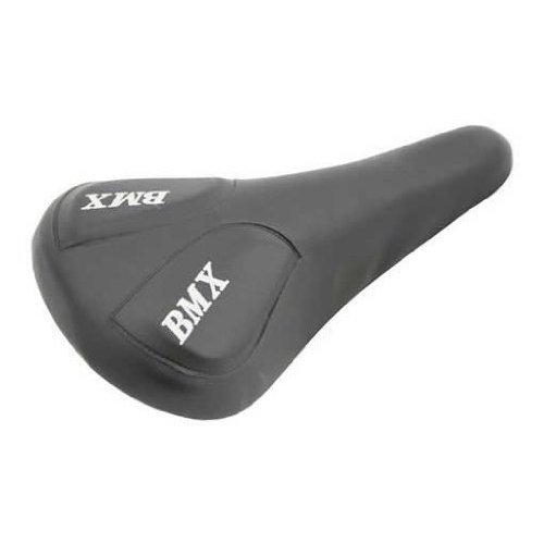 Vinyl Diamond Pattern Vinyl BMX Bike Saddle, Multiple Colors (Black)