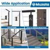[Patent] Muzata 20Pair Black Invisible Cable Railing kit 1/8" Swage Tensioner and Terminal Hidden T316 Stainless Steel for 2"x2" and 4"x4" Wood Metal Post Deck Stairs BlackCool System CR26, CV1 CV2